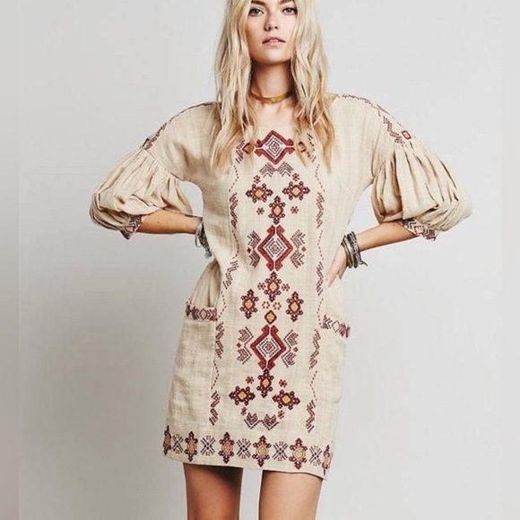Free People Dresses & Skirts - Free People This Wild Heart Of Mine Boho Dress